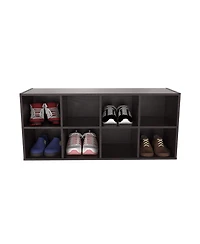 ClosetMaid 5081 8 Box Stylish Closet Shoe Organizing Storage Station, Espresso