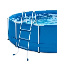 Funsicle 42 Inch SureStep 3 Stair Outdoor Above Ground Swimming Pool Ladder