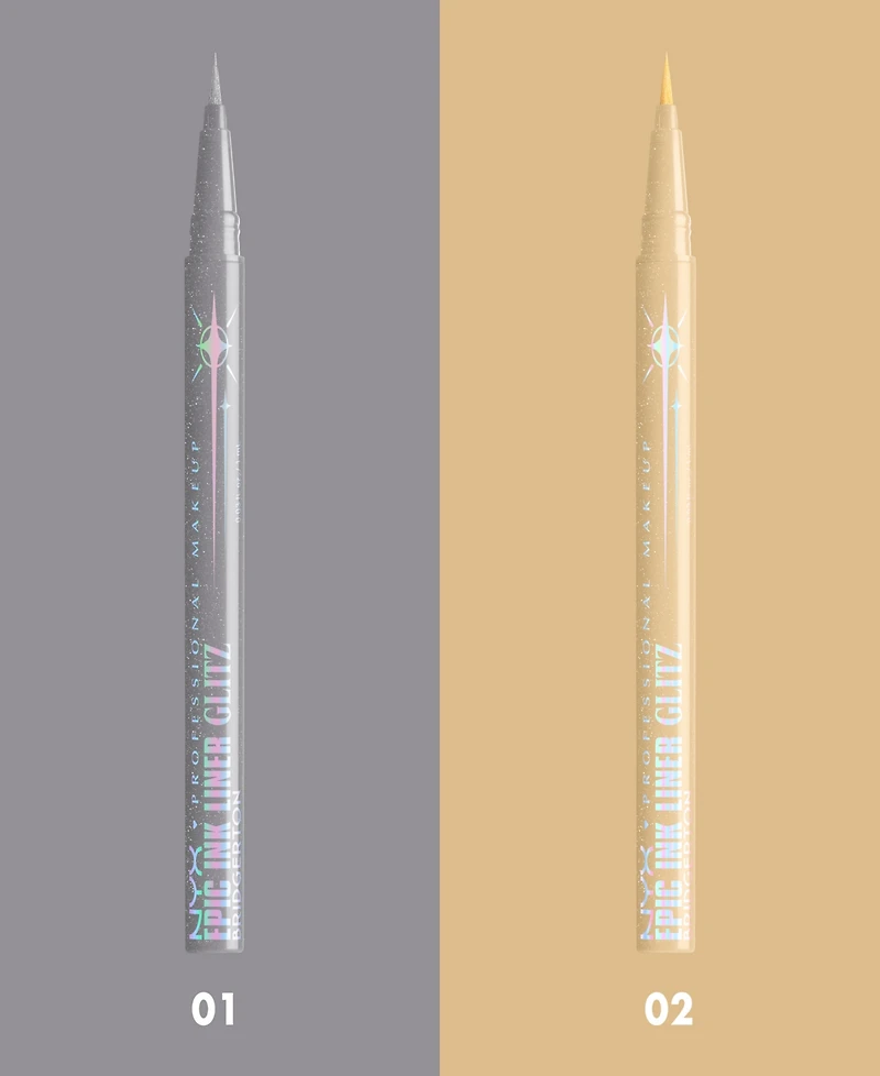 Nyx Professional Makeup Epic Bridgerton Royal Ink Glitz Eyeliner