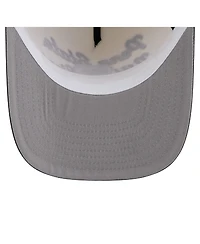 New Era Men's Cream/Navy Penn State Nittany Lions Vintage Chainstitch 9FIFTY A-Frame Snapback Hat