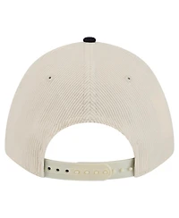 New Era Men's Cream/Navy Detroit Tigers Sided Corduroy 9FORTY A-Frame Adjustable Hat