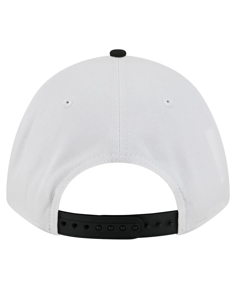 New Era Men's White/Black Ucf Knights Arch Two-Tone Rope 9FORTY A-Frame M-Crown Adjustable Hat