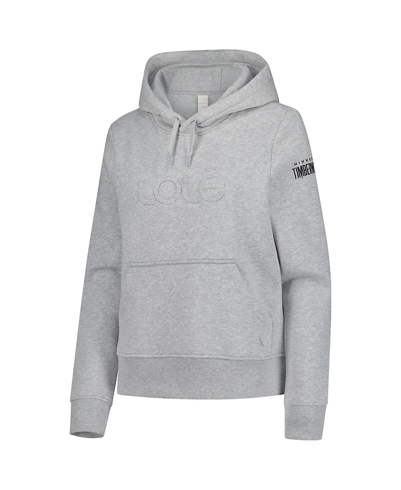 Lole Women's Gray Minnesota Timberwolves Icon Pullover Hoodie