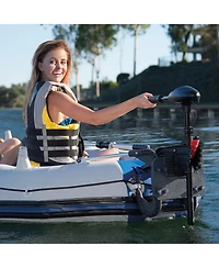 Intex 12V Transom Mount Boat Eight Speed Trolling Motor | 68631E