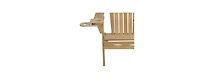 Jiallo Foldable Adirondack Chair With Cup Holder