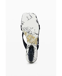 Desigual Women's Heart heel sandal