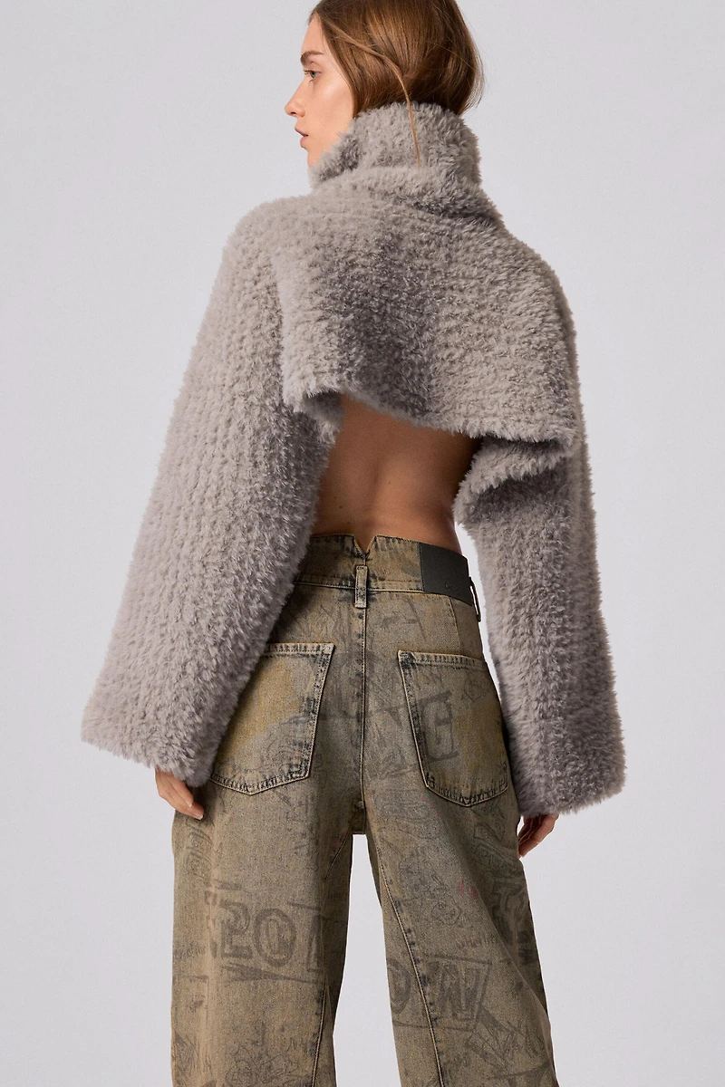 Desigual Women's Lettering denim pants