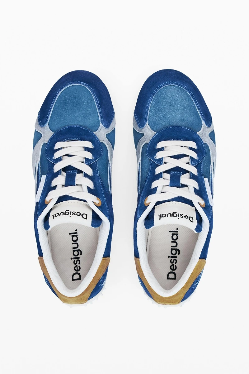 Desigual Women's Retro leather sneaker