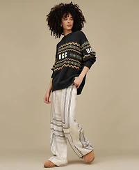 Ugg Women's Kaelan Long Sleeve Fair Isle Knit Sweater