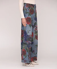 Avec Les Filles Women's High-Rise Wide-Leg Jeans