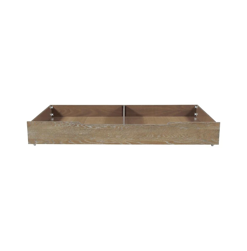 Westwood Design Leland Traditional Wood Trundle in Sandwash Gray Finish