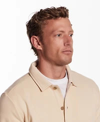 Weatherproof Vintage Men's Pebble Fleece Overshirt Jacket