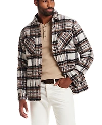 Weatherproof Vintage Men's Brushed Plaid Jacket