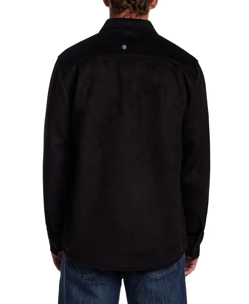 Weatherproof Vintage Men's Faux Suede Overshirt