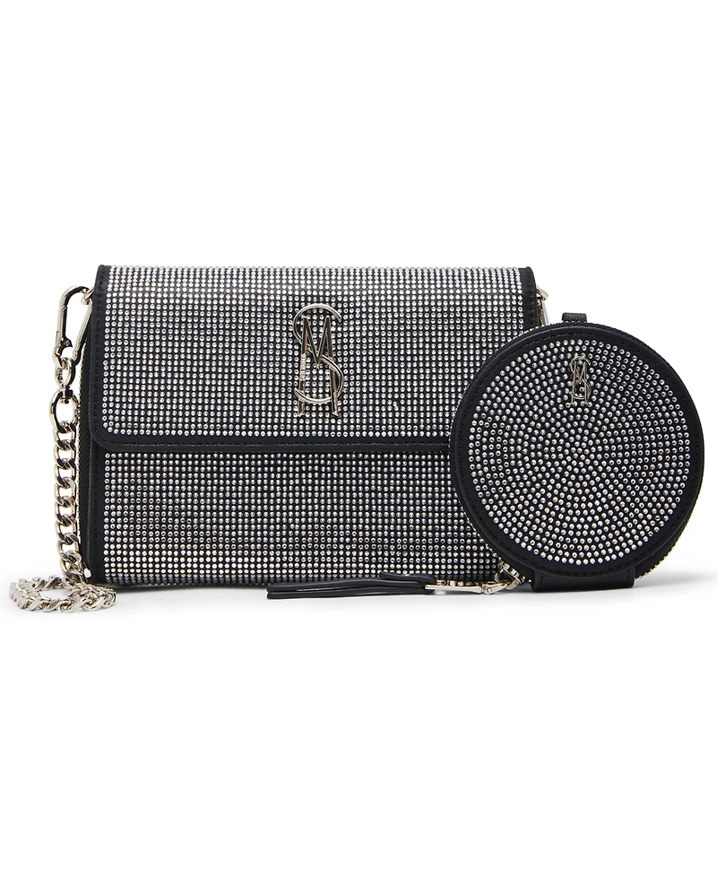 Steve Madden Boxed Embellished Carina Crossbody Wallet