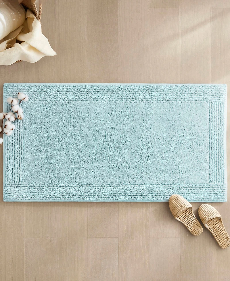 Madison Park Signature Splendor Reversible Tufted Cotton Bath Rug, 21" x 34"