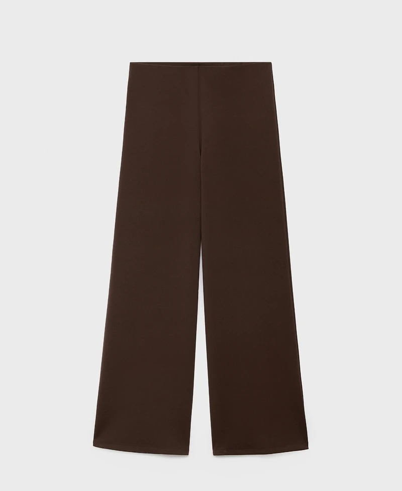 Mango Women's Elastic Waist Straight-Fit Pants