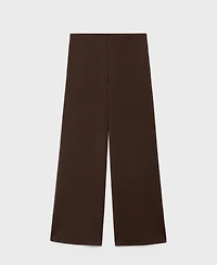 Mango Women's Elastic Waist Straight-Fit Pants