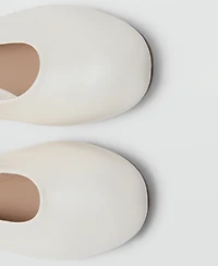Mango Women's Leather Ballet Flats