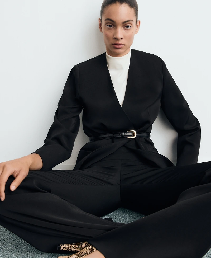 Mango Women's Double-Breasted Suit Jacket