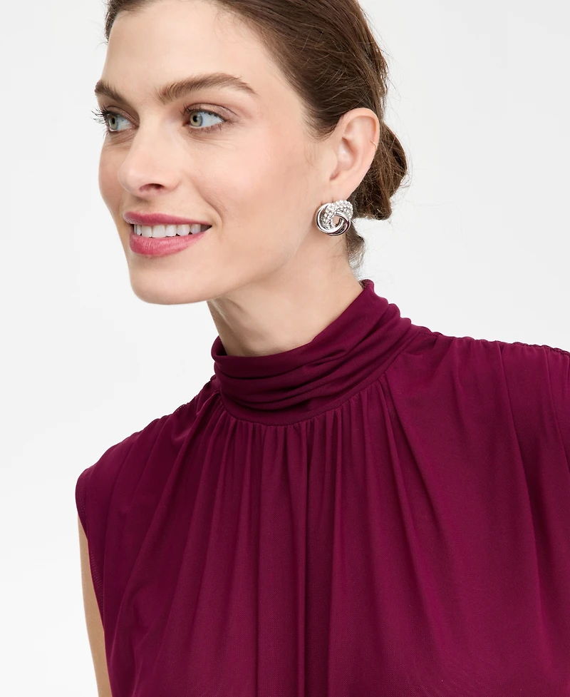 I.n.c. International Concepts Women's Mock-Neck Tank Top, Macy's Exclusive