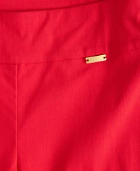 I.n.c. International Concepts Women's Tummy-Control Pull-On Straight-Leg Pants, Created for Macy's