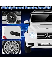 Licensed Mercedes-Benz G500 Kids Ride-on Car 12V Battery Powered Ride-on Truck Painted