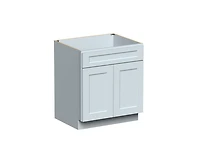 Casainc W30"x D24"x H34.5" Kitchen Sink Base Cabinet