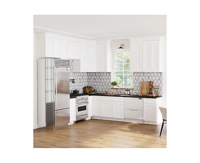 Casainc Kitchen Cabinets White Shaker Style Complete Set