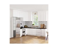 Casainc Kitchen Cabinets White Shaker Style Complete Set