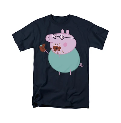 Logovision Men's Peppa Pig Daddy Pig's Tummy T Shirt