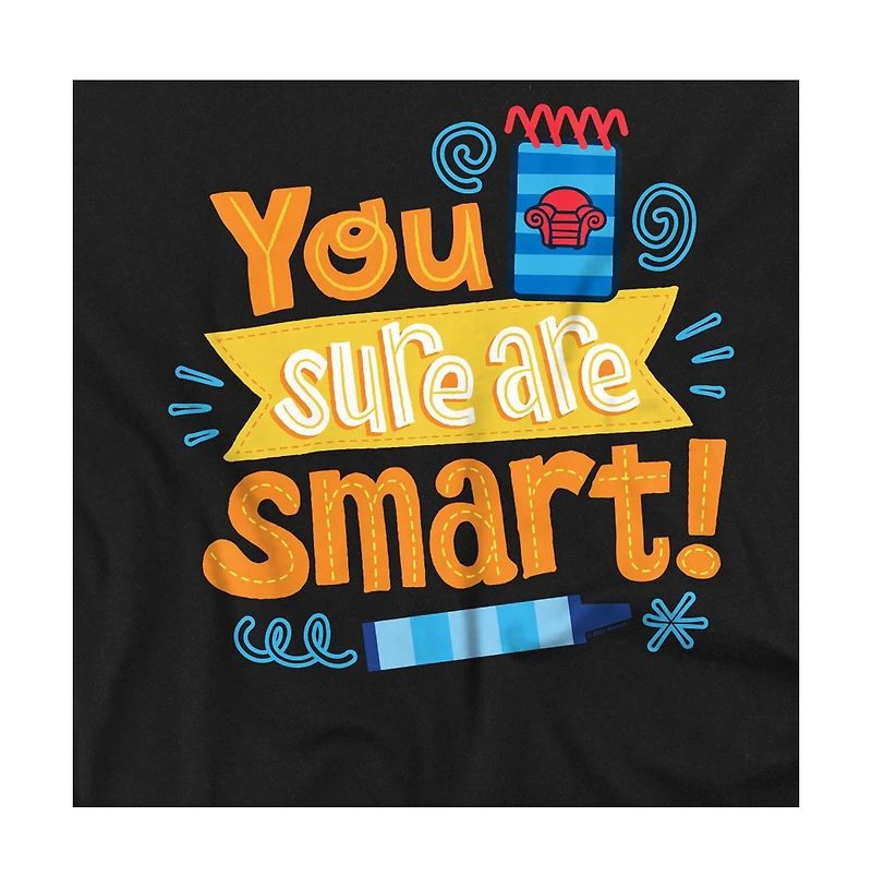 Logovision Men's Blue's Clues & You! You Sure Are Smart! T Shirt
