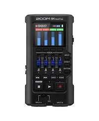 Zoom R4 MultiTrak 32-Bit Float Handheld Recorder Bundle with Studio Monitor Headphonex & Cables