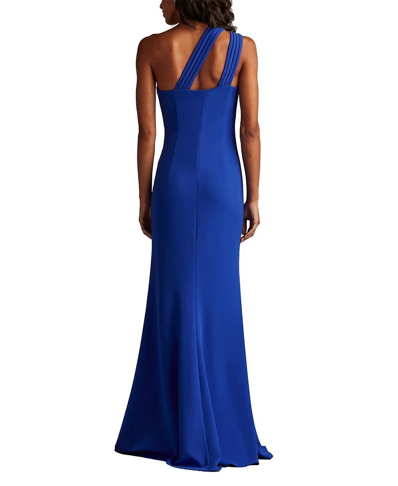 Tadashi Shoji Women's Viveca One-Shoulder Keyhole Gown