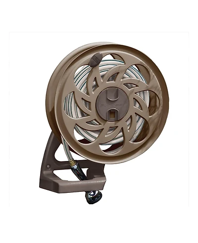 Suncast CPLSTA125B 125' Wall-Mounted Side Tracker Garden Hose Reel for 5/8" Hose