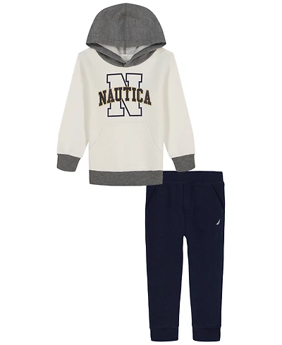 Nautica Boys 2T-7 2-Piece Hoodie and Joggers Set