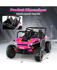 12V Kids Ride on Truck with Parental Remote 3 Speeds & Reverse Forward Function
