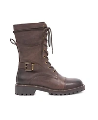 Tall Ankle Lace Up Boot