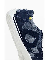 Desigual Women's Denim patchwork sneaker