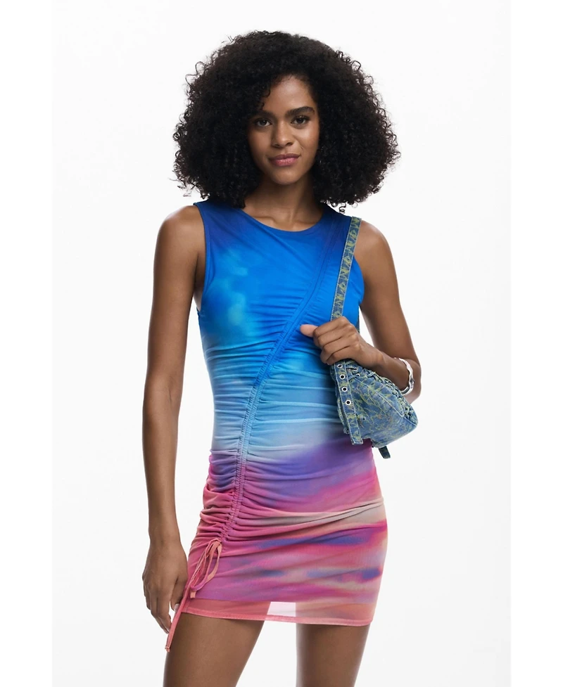 Desigual Women's Draped sleeveless dress