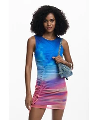 Desigual Women's Draped sleeveless dress
