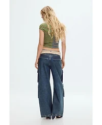 Desigual Women's Cargo pants with pockets