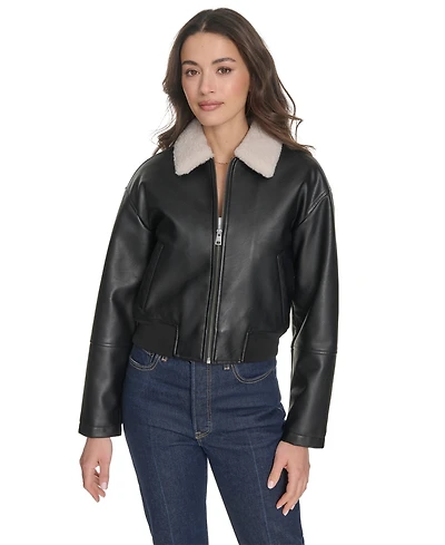 Levi's Women's Sherpa Collar Bomber Jacket