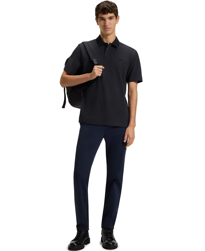 Boss by Hugo Men's Cotton Pique Relaxed-Fit Polo Shirt