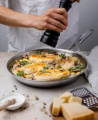 Cristel Castel Pro Ultraply Stainless Steel 12" Frying Pan