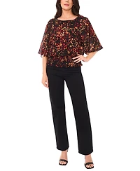 Sam & Jess Women's Smocked-Waist Top