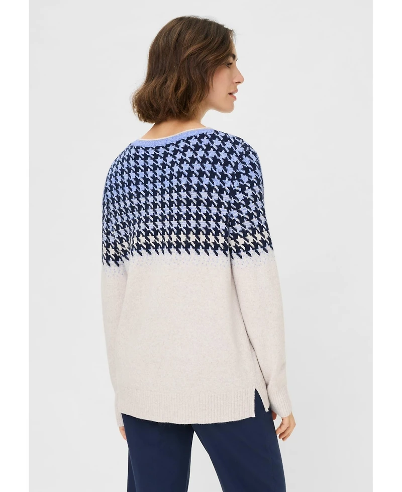 Olsen Women's Houndstooth Sweater