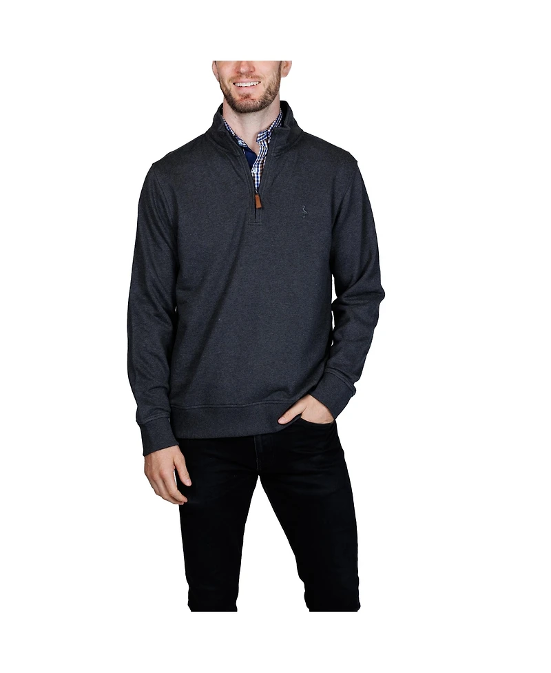 Tailorbyrd Men's French Terry Quarter Zip
