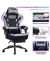 Boyel Living Seat Height Adjustable Swivel Racing Office Computer Ergonomic Video Game Chair