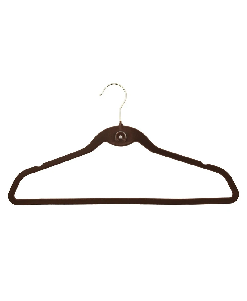 Trio Essentials 20PK Heavy Duty Velvet Hangers with Cascade Hook
